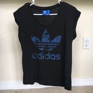 Adidas Originals Tee with Floral Print